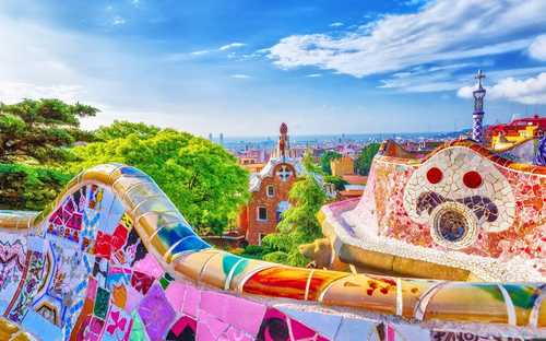 Barcelona Sagrada Familia open-top bus