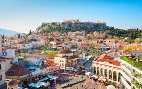 Athens Acropolis open-top sightseeing bus