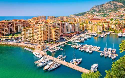 Monaco Monte Carlo open-top sightseeing bus